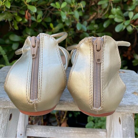 A New Day by Target Gold Shimmer Shiny Rope Sandal Size 8.5 Women. EUC! - Picture 5 of 7